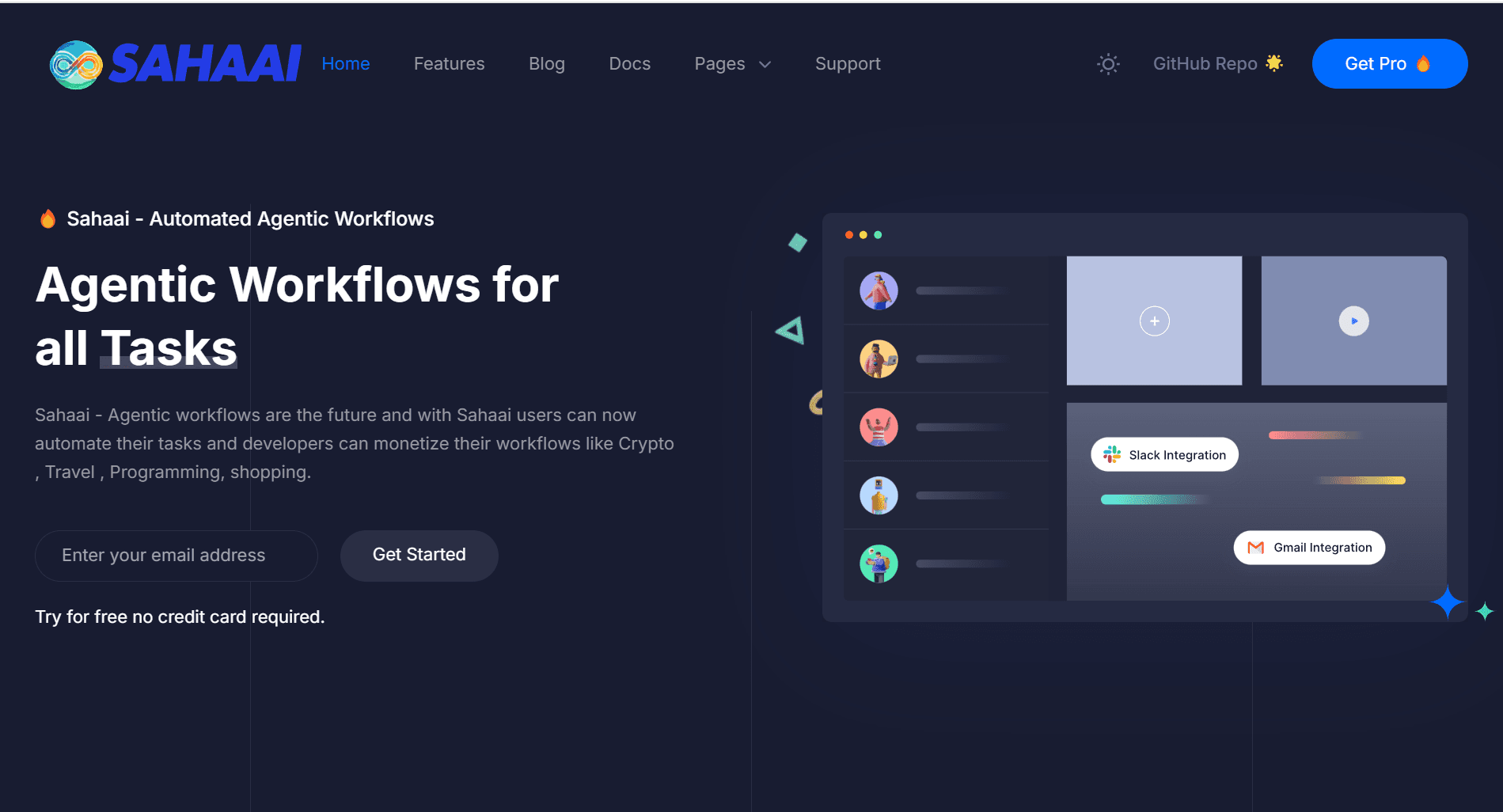 Sahaai Allows you to perform complex tasks with simple prompts