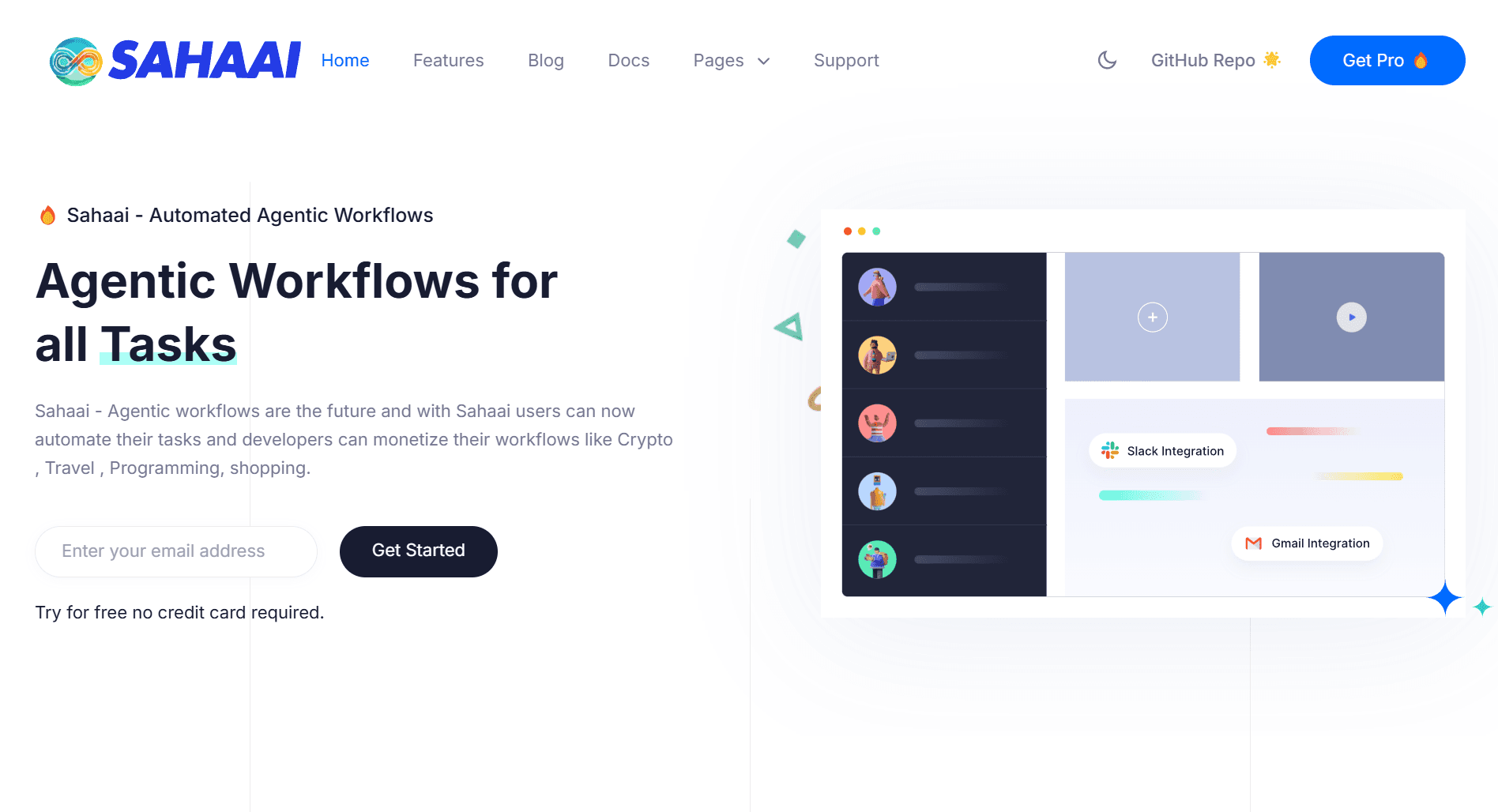 Sahaai Allows you to perform complex tasks with simple prompts